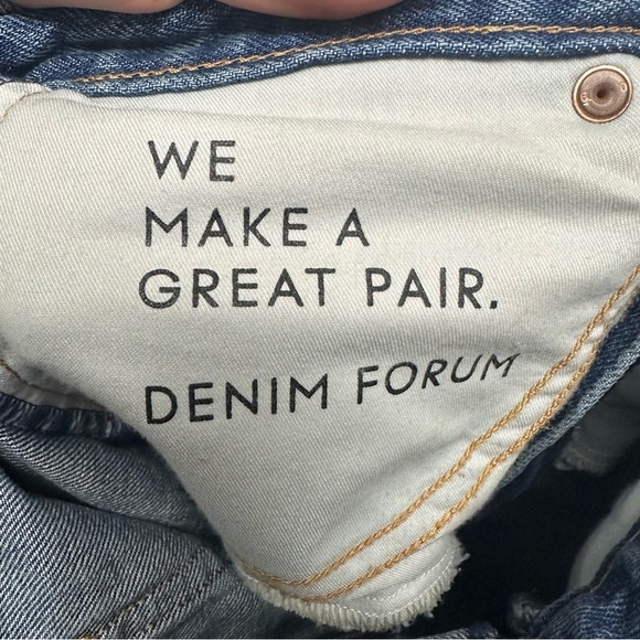 Aritzia Denim Forum The Pin-Up Super High Straight Size 26 - Picture 11 of 13